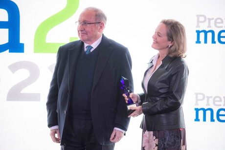 Premio al Impulso de la Digitalización de las Pymes a la vicepresidenta primera del Gobierno y ministra de Asuntos Económicos y Transformación Digital, Nadia Calviño