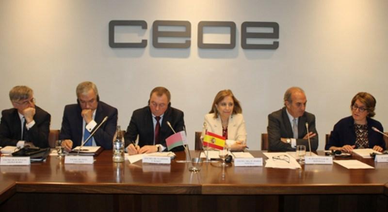 El ministro de Asuntos Exteriores de Bielorrusia se reunió con empresarios españoles
