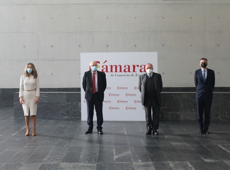Josep Borrell participa en la constitución de la Comisión de Asuntos Europeos de la Cámara de Comercio de España