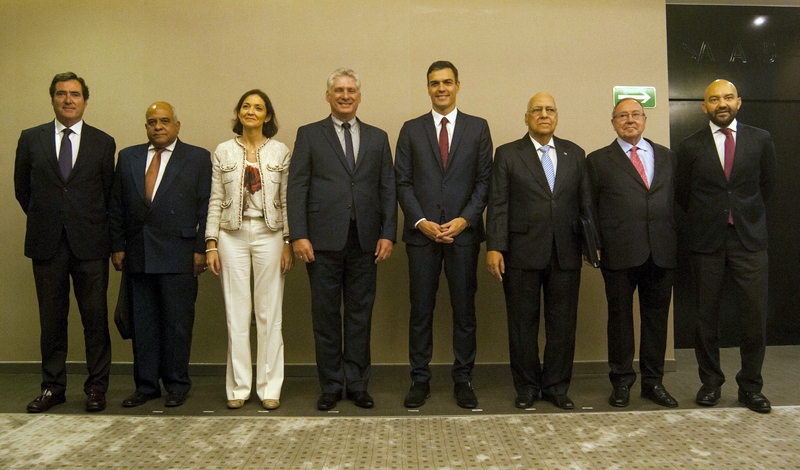 Imagen de los representantes españoles y cubanos que han participado en el encuentro