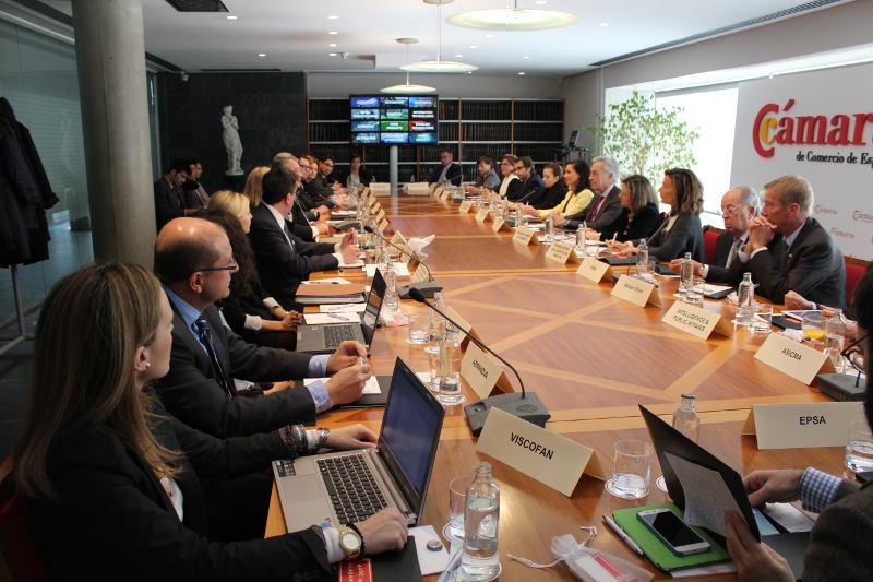 Reunion de Alfredo Bonet, director internacional de la Cámara de España, con el secretario de Comercio de Alabama (EEUU)