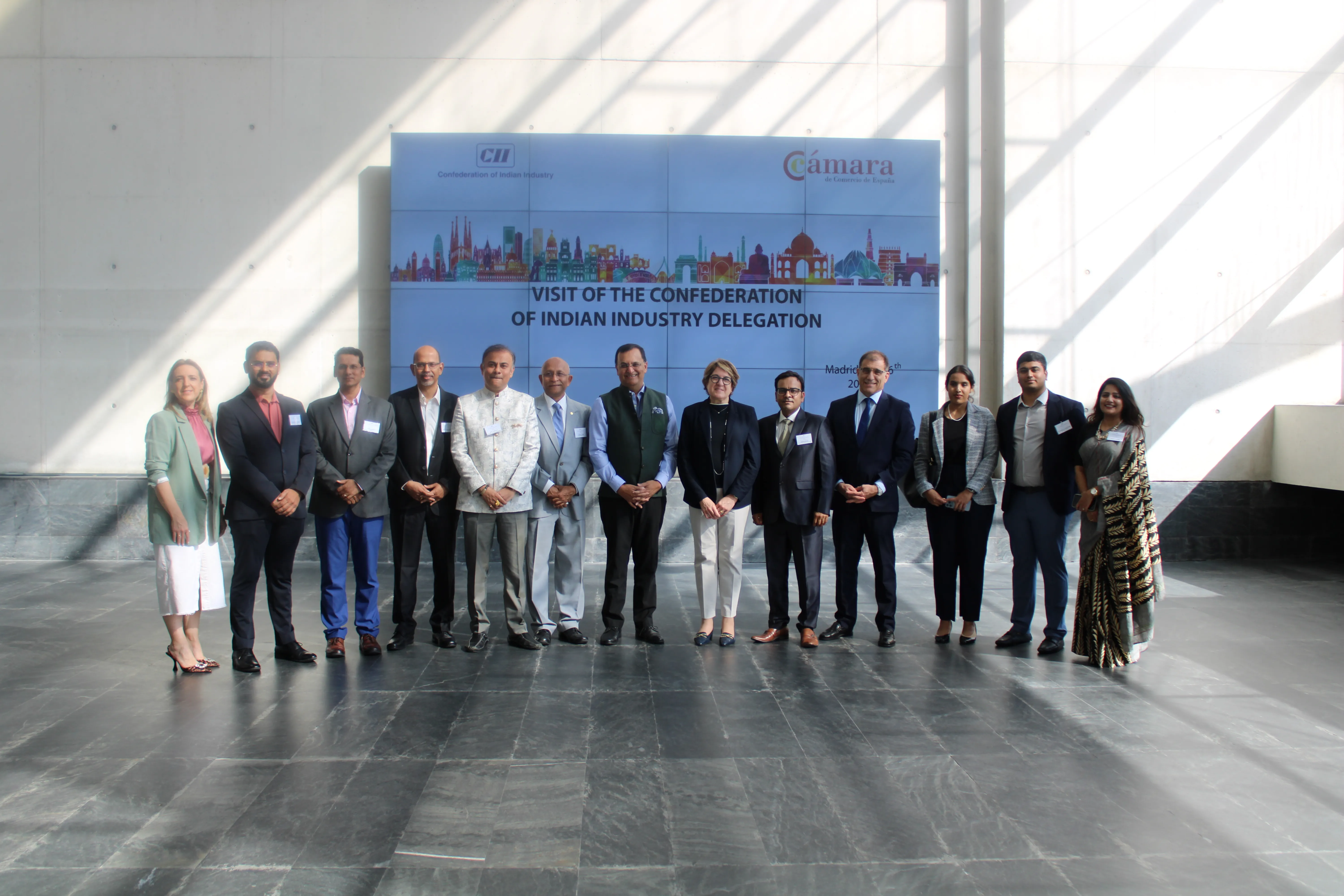 La Cámara de España celebra un encuentro empresarial con una delegación de la Confederación de la Industria India 