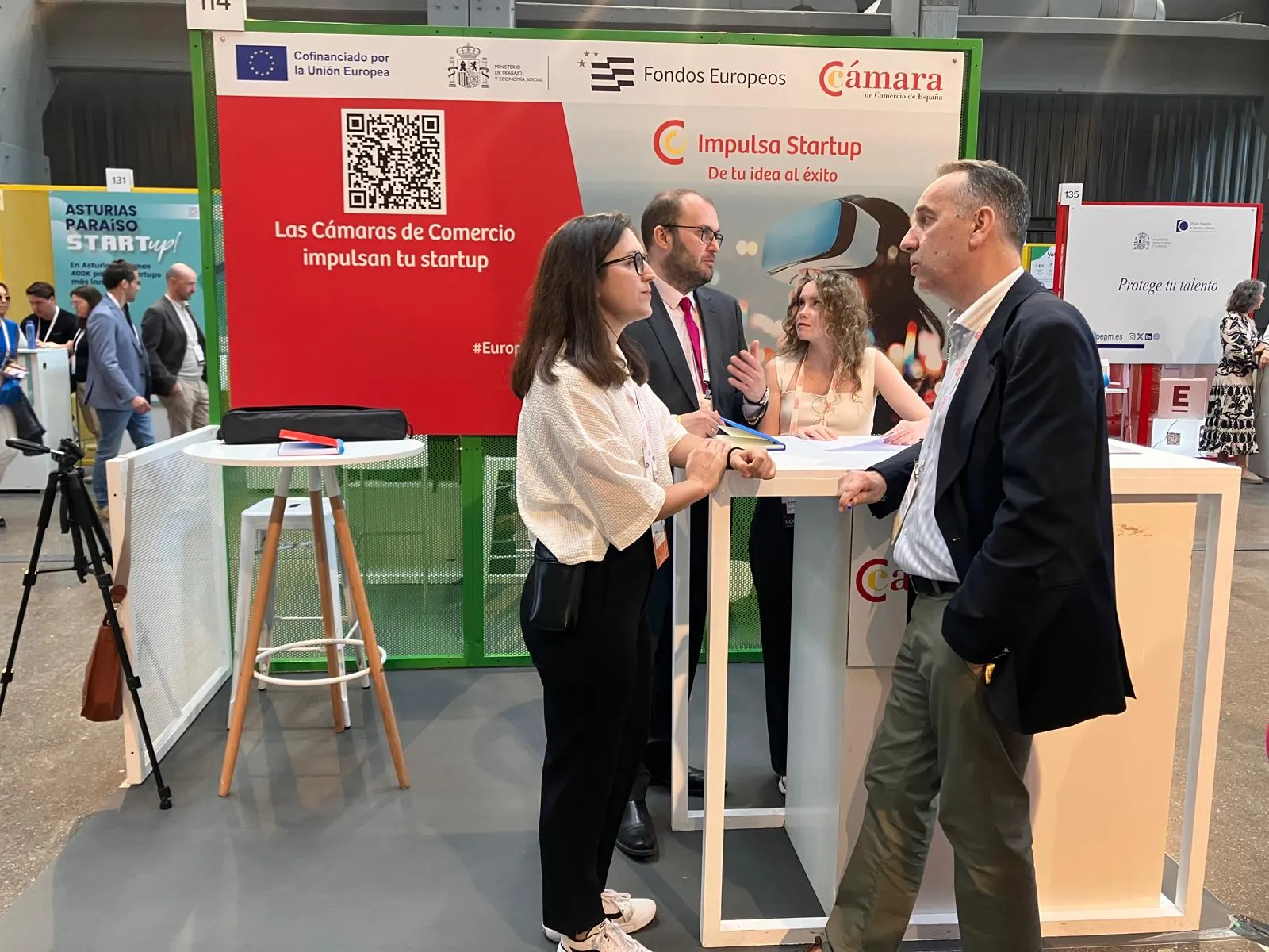 Stand South Summit de la Cámara de Comercio de España