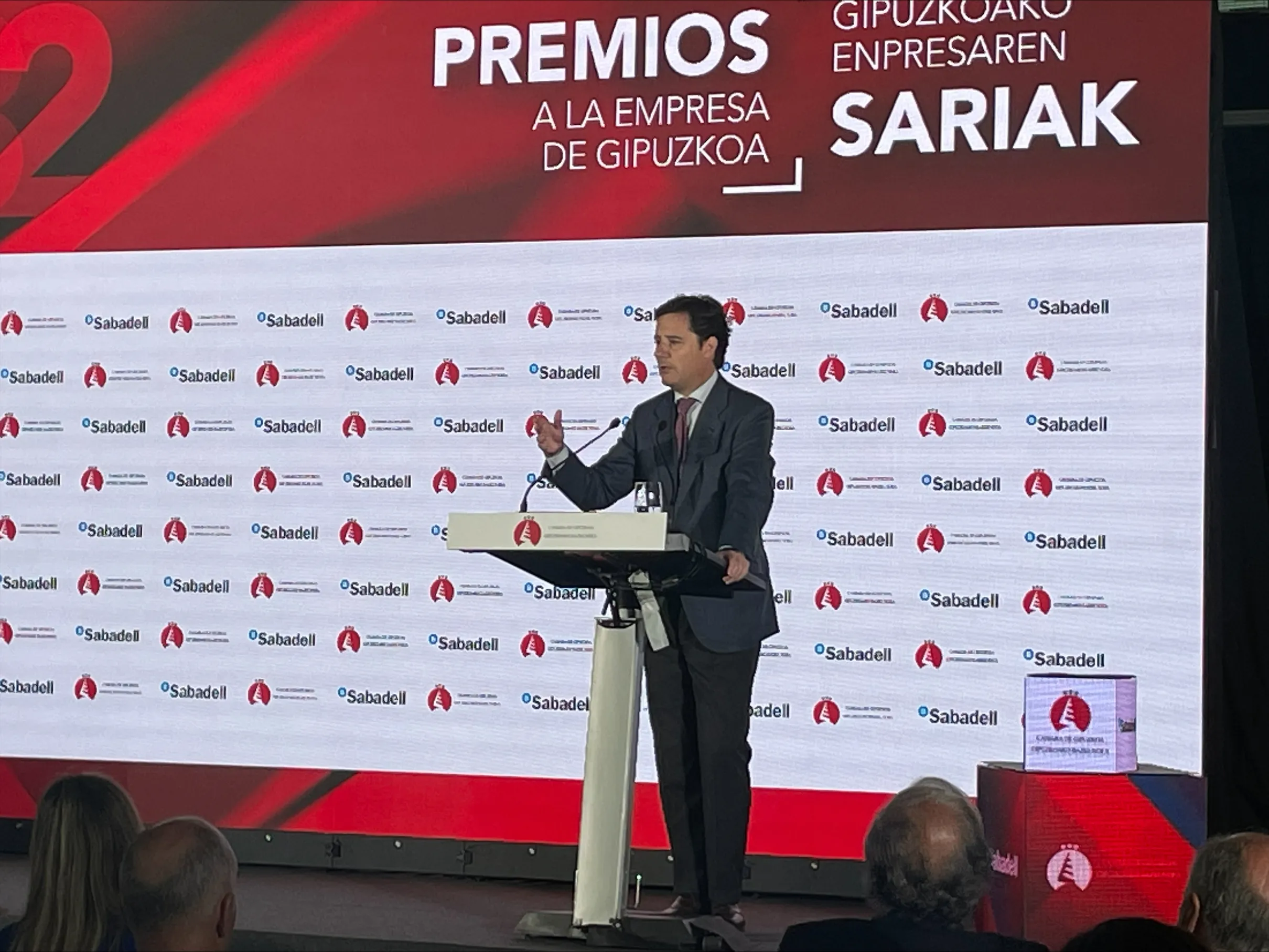 El secretario general de Cámara de España interviene en los XXXII premios Empresa de Gipuzkoa
