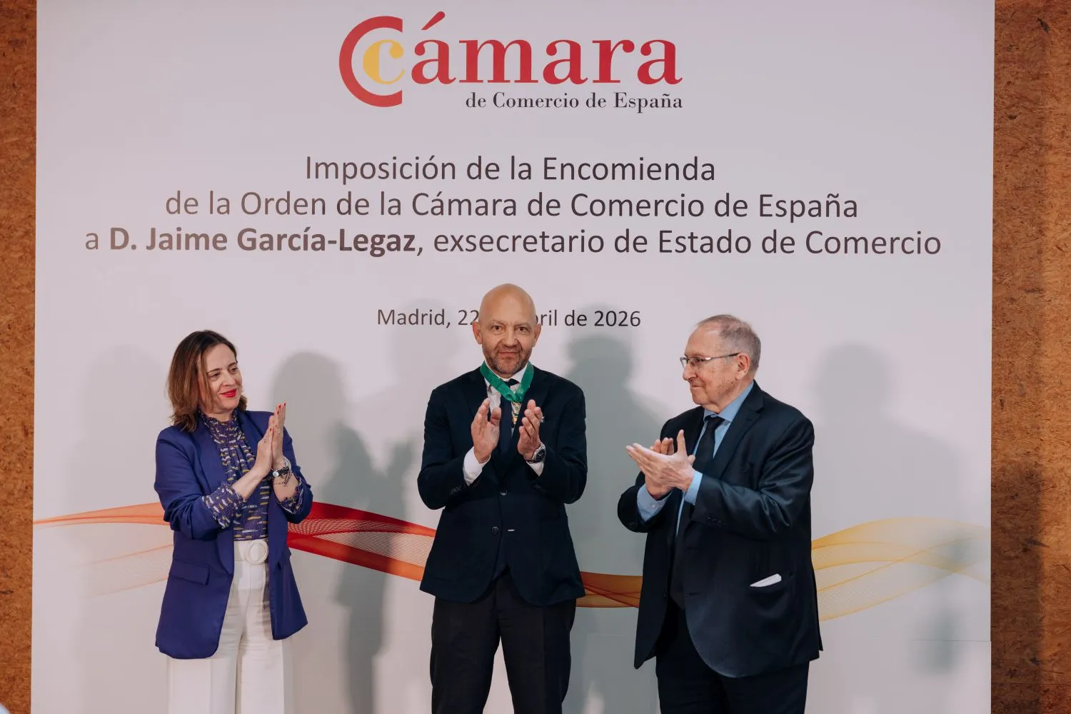 La Cámara de Comercio de España impone su Encomienda a Jaime García-Legaz